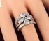 Triple Ring For Women Silver Color Size 7
