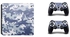 4-Piece Camouflage Themed Console And Controller Sticker For PlayStation 4