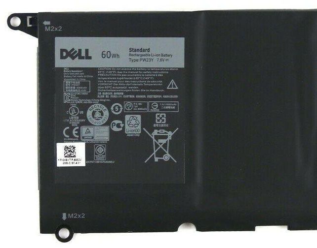 Adell PW23Y RNP72 TP1GT Dell XPS 13 9360 13-9360-D1605G Tablet Laptop Battery