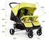 Twin Baby Stroller - Green