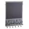 Living Nostalgia Magnetic Memo Board/Chalkboard, Grey/Black, 43.5 x 30 cm/(17 in x 1 in x 3 in)