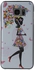 Samsung Galaxy S7 edge G935 - Frosted Hard Plastic Case - Modern Girl
