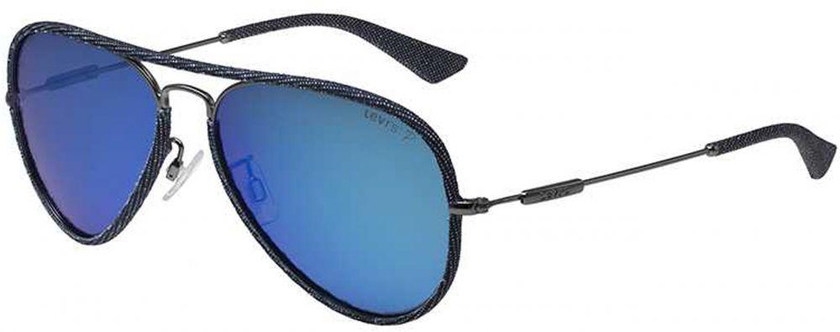 ليفايس نظارة شمسية افييتور للجنسين  -  ازرق  ,  LS91086C1