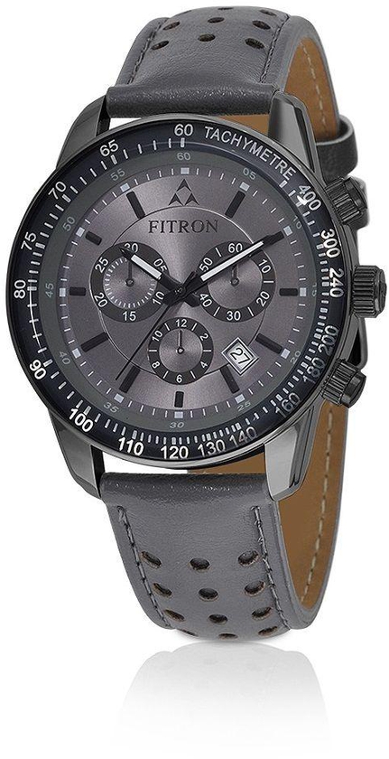 fitron Dress Watch For Men Analog Leather - FT8262M0