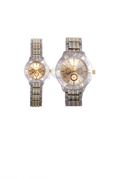 Gracia Couple Watch Silver Dial / Silver Bracelet - MTP-BL043W and LTP-BL043W