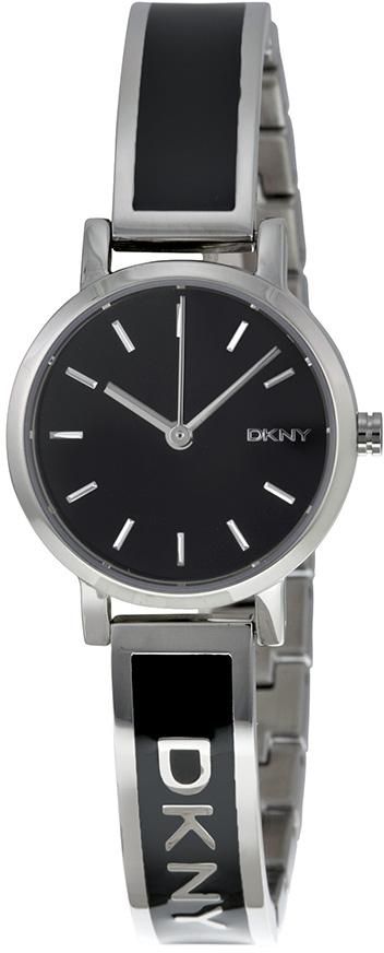 DKNY Women's Soho Stainless Steel Black Dial Analog Quartz