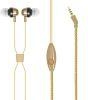 Promate Vogue Sports Tangle-Free Fitness Earbuds for iPhone/ iPod/ Samsung/ LG with Microphone - Gold