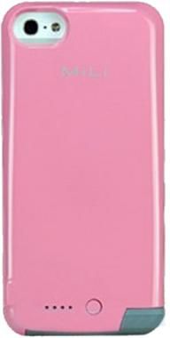 MiLi Power Spring 5 2200mAh External Battery Case for iPhone 5 Pink