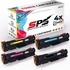 SPS 4-Pack (1B,1C,1Y,1M) compatible toner cartridge is replacement with HP Color LaserJet Pro M 450 Series 452 452dn 452dw 452nw 477 Series HP Color LaserJet Pro MFP M377dw 477fdn 477fdw 477fnw.