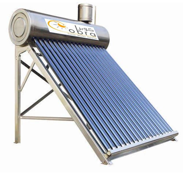 Get Cobra CNG20058 Solar Water Heater, 200 Liter - Silver with best offers | Raneen.com