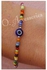 O Accessories Bracelet Silver Metal _blue Eye_multicolor