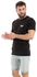 Izor Trendy Pattern Short Sleeves Summer - Black