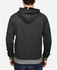 Town Team Patched Zipped Hooded Sweatshirt - Dark Grey