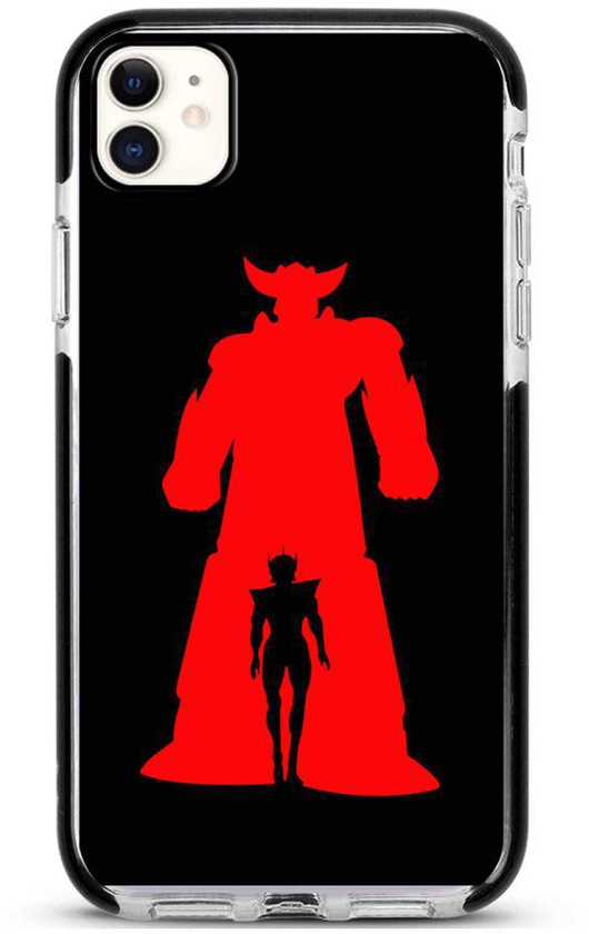 Protective Case Cover For Apple iPhone 11 Grendizer (Black) Full Print