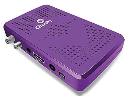 Grouhy 7777 HD Mini Satellite Receiver - Purple