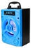 Mini Fan Box Pattern Portable Bluetooth Speaker Blue/Black