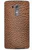 Stylizedd LG G4 Premium Slim Snap case cover Matte Finish - Brown Leather
