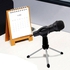 Black Foldable Desktop Studio Metal Microphone Mic Tripod Stand Holder