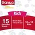 Sanita Sufra Matwiya Table Cover Disposable Kids 15 Sheets-Sheet Size(94Cmx110Cm)- Babystore.ae