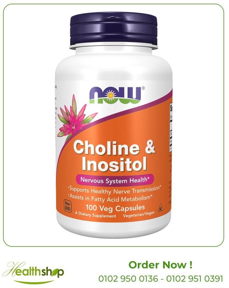 Choline & Inositol 500 mg Capsules - 100 veg capsules