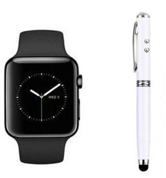 Apple Watch 42mm - Space Black Stainless Steel Case with Black Sport Band + Tech Pen