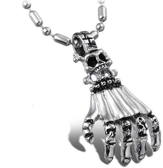 JewelOra Men Stainless Steel Pendant Necklace Model TY-GX563