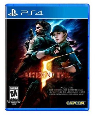 لعبة " Resident Evil 5" (إصدار عالمي) - الأكشن والتصويب - بلايستيشن 4 (PS4)