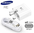 Samsung 15W Galaxy TYPE C FAST Charger FOR S10+ S8 A10s A20s A30s Note 10 Plus And Lite / S20 / S20+ / S20 Ultra / S10 Lite / S10 / S10 Plus /S10e / S8 / S8 Plus / S8 Active / S9 /