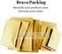 Ecolike 50 pieces Ziplock Inner Aluminium Plated Bakery Gift Paper Packing Bag