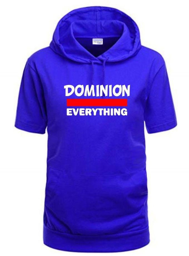 Danami Dominion Over Everything Hooded T-Shirt- Royal Blue