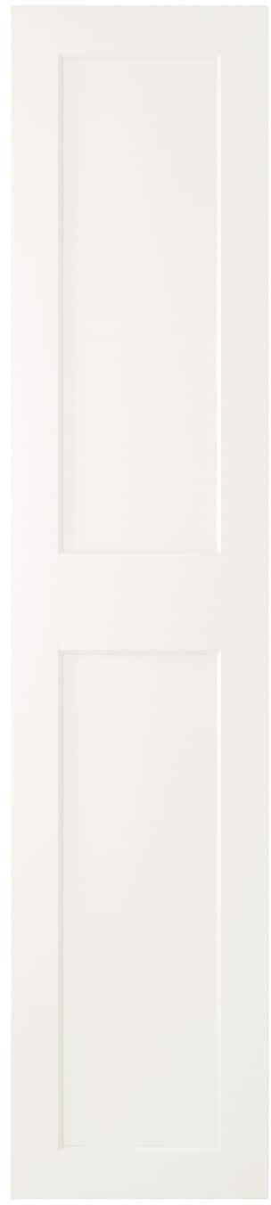 GRIMO Door with hinges - white 50x229 cm