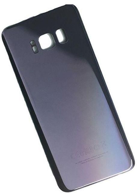 Camera Lens Battery Door Back Glass Cover For Samsung-Grey