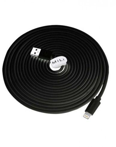 Mili 8 Pin Plus Lighting to USB - 5M - Black