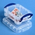 REALLY USEFUL BOX, 0.07 LITRE, 90 X 65 X 30MM, CLEAR
