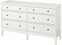 IDANÄS Chest of 6 drawers - white 162x95 cm