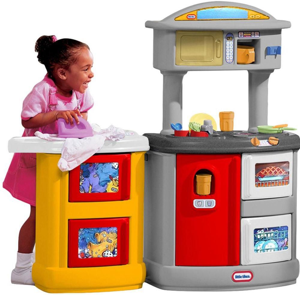 Little Tikes Double Up Kitchen and Laundry Center 171574E13 Playset