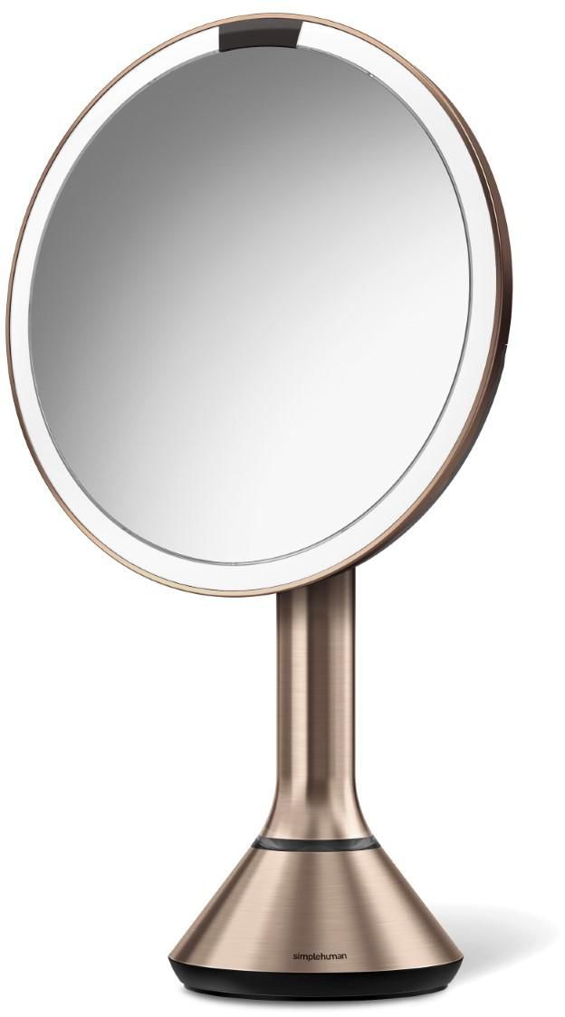 Simplehuman Sensor Touch Control Mirror, Simplehuman 20cm Sensor Mirror Rose Gold
