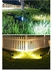 Solar Spot Lights Outdoor Colored Adjustable 7 LED Waterproof Security Tree Spotlights Lawn Step Walkway Garden Changing & Fixed Color Lights (Warm light 4pack)