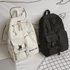 The New backpack Hong Kong style Tooling style street men and women student bag junior high High capacity Backpack