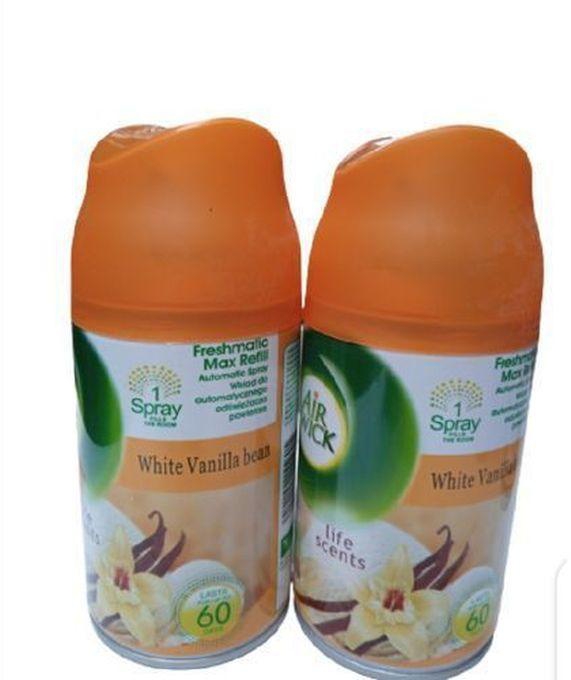 Air wick Freshmatic Automatic Spray Refill White Vanilla Bean X2