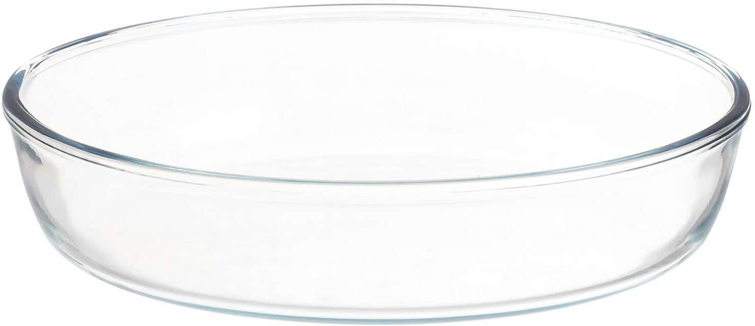 احصل على طاجن بورجام زجاج حراري بيضاوي باشابتشي، 1550 مل - شفاف مع أفضل العروض | رنين.كوم