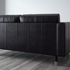LANDSKRONA 4-seat sofa, Grann/Bomstad black - IKEA