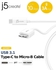 J5 Create Usb 3.1 Type-C To Micro-B Cable (Jucx07)