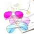 no brand Ms Dazzle Colour Uv400 Stylish Polarized Sunglasses (transparent Pink)