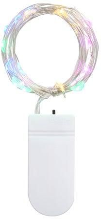 حبل أضواء LED من سلك نحاس تعطي مظهراً نجمياً أبيض 3متر