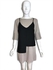 Twescollection Short Shift Dress with Vest - Free Size (Beige)