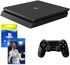Sony Playstation4 slim , 500 GB , Fifa2018 With 1 Controller + 3 Months Plus , Black