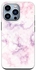 Case Tough Pro Series Dual Layer hybrid PC + TPU Customized Mobile Cover Shield with TPU Protection in Matte Finish Print [Designed for Apple iPhone 13 Pro] - Marble Print Cotton Candy