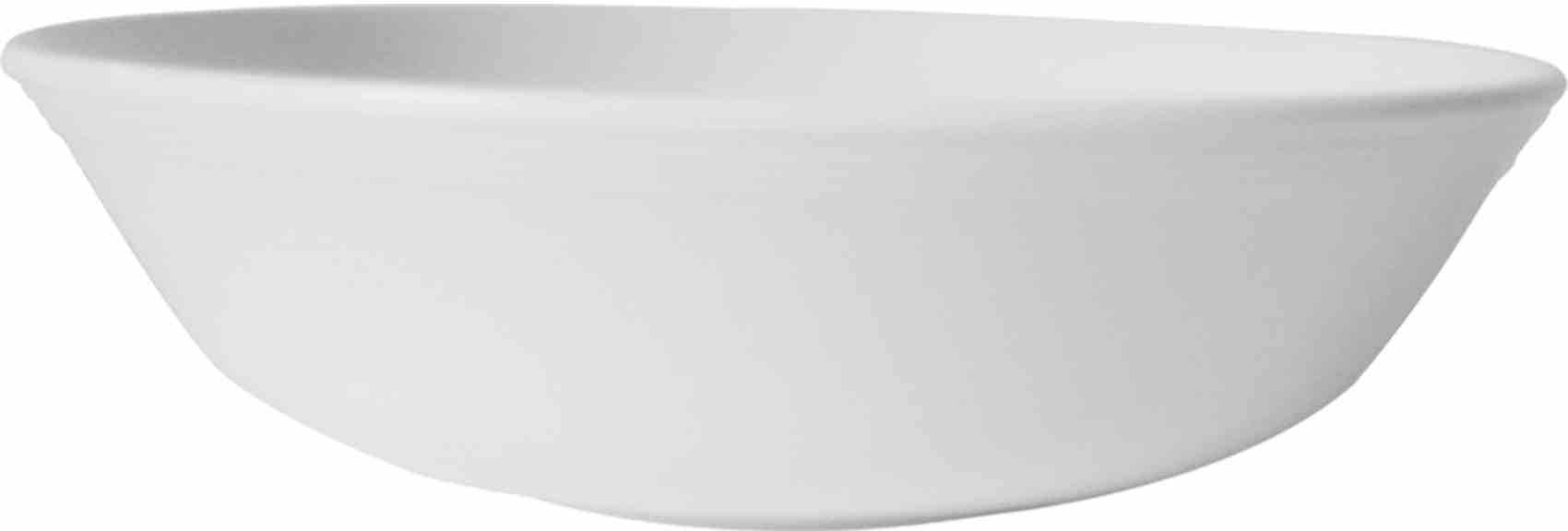 Servewell Melamine Serving Bowl White 16x13cm