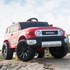 Megastar - Ride-On 12V Toyota Style Truck W/ Leather Seat & Rc - Red- Babystore.ae